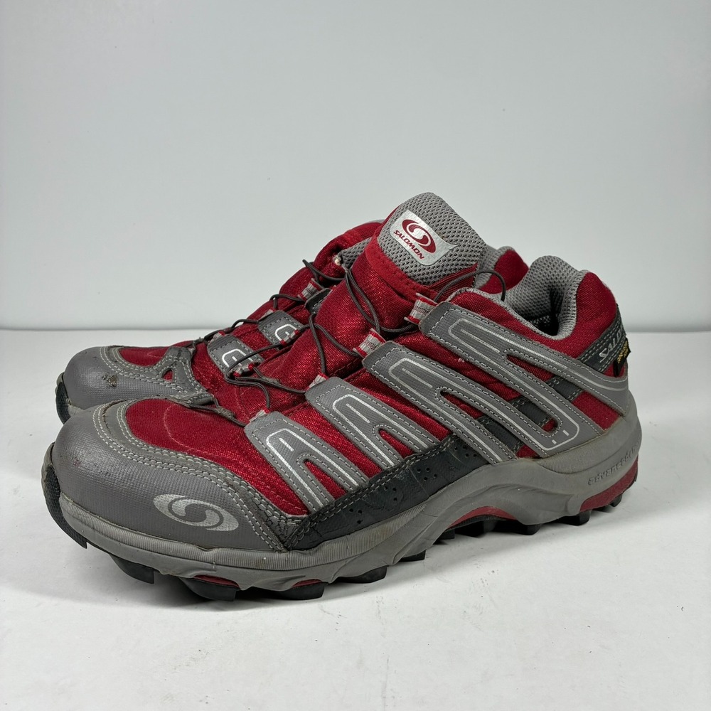 Salomon XA Comp 2 XCR GTX Women's US 8.5 Red/Gray Trail Running Hiking Shoes